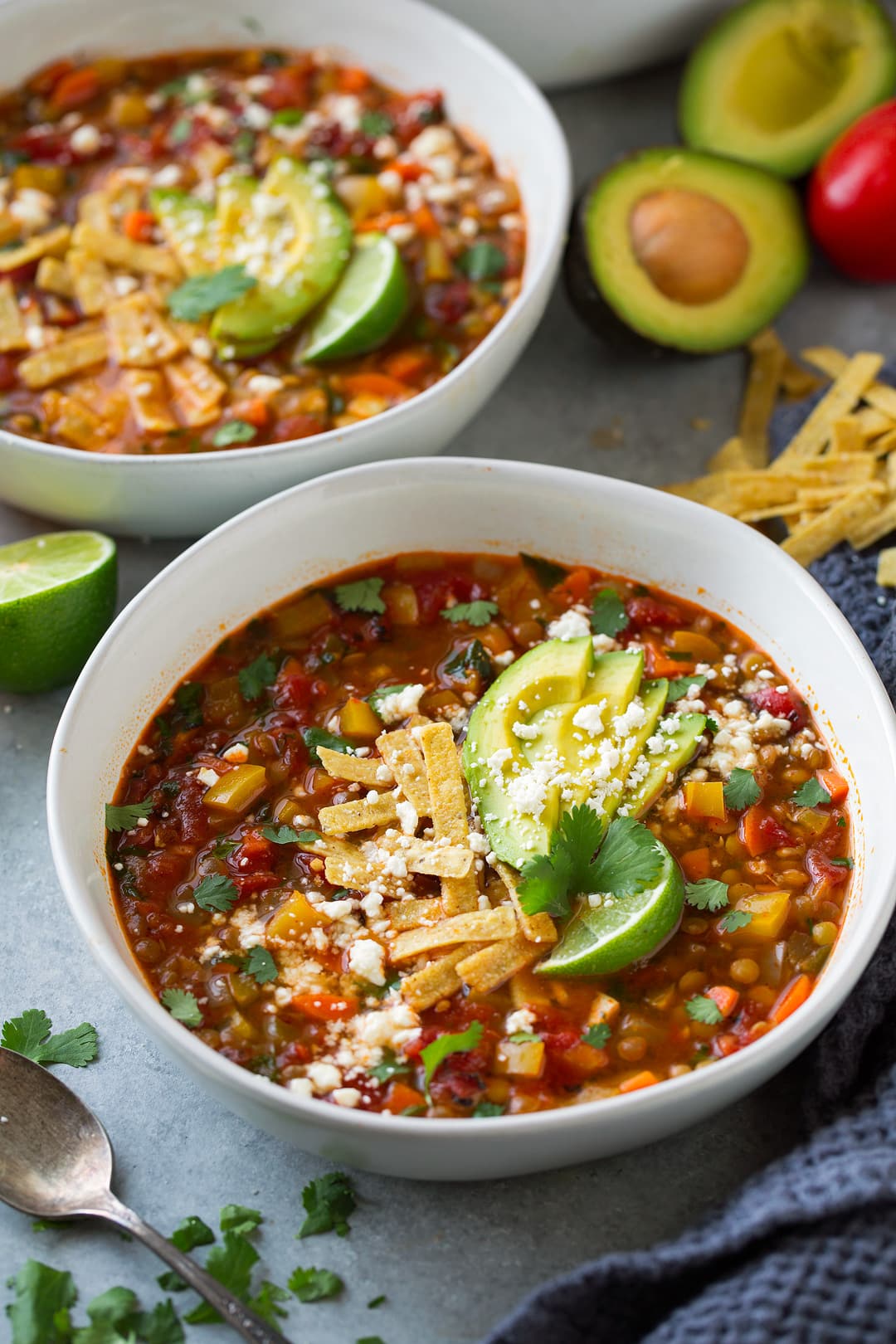 Mexican Lentil Soup: Sneak Veggies Into This Filling Meal